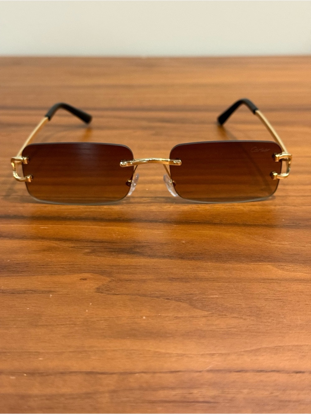Gold and Brown Glasses
